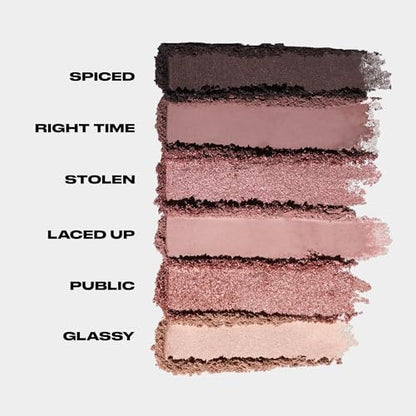 URBAN DECAY Naked 3 Mini Eyeshadow Palette - 6 Soft Pink Shadows, Matte & Shimmer, Ultra-Blendable, Long-Lasting 12HR Wear, Rosy Neutrals, Travel Makeup with Mirror Avelisse