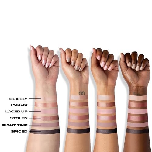 URBAN DECAY Naked 3 Mini Eyeshadow Palette - 6 Soft Pink Shadows, Matte & Shimmer, Ultra-Blendable, Long-Lasting 12HR Wear, Rosy Neutrals, Travel Makeup with Mirror Avelisse