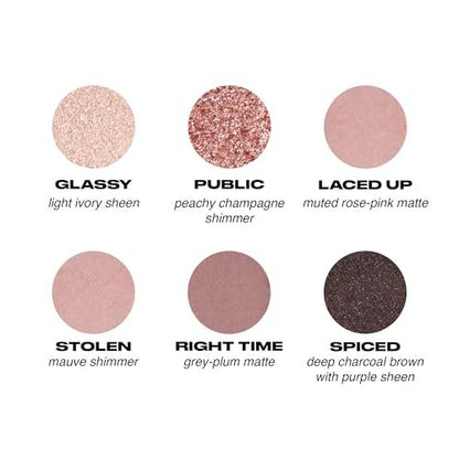 URBAN DECAY Naked 3 Mini Eyeshadow Palette - 6 Soft Pink Shadows, Matte & Shimmer, Ultra-Blendable, Long-Lasting 12HR Wear, Rosy Neutrals, Travel Makeup with Mirror Avelisse