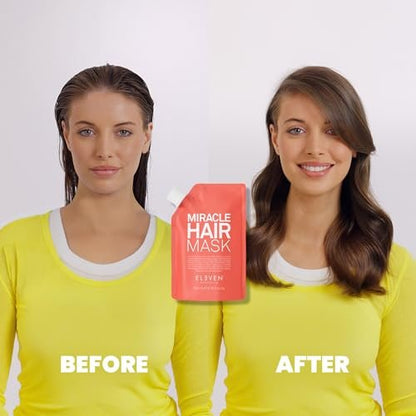 ELEVEN AUSTRALIA Miracle Hair Mask for Dry Damaged Hair - Deep Conditioning Treatment for Men & Women, 6.8 fl oz Avelisse