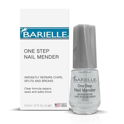 Barielle One Step Nail Mender – Repair Split, Chipped & Damaged Nails (0.47 oz, Clear)