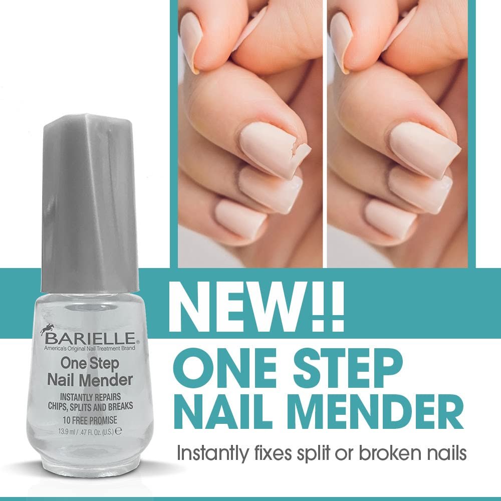 Barielle One Step Nail Mender – Repair Split, Chipped & Damaged Nails (0.47 oz, Clear) - görsel 3