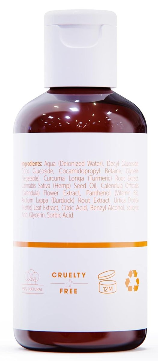 SeoulCeuticals Korean Turmeric Face Wash Cleanser – Vegan & Cruelty-Free Korean Skincare for Dry Sensitive Skin (4 oz) Avelisse