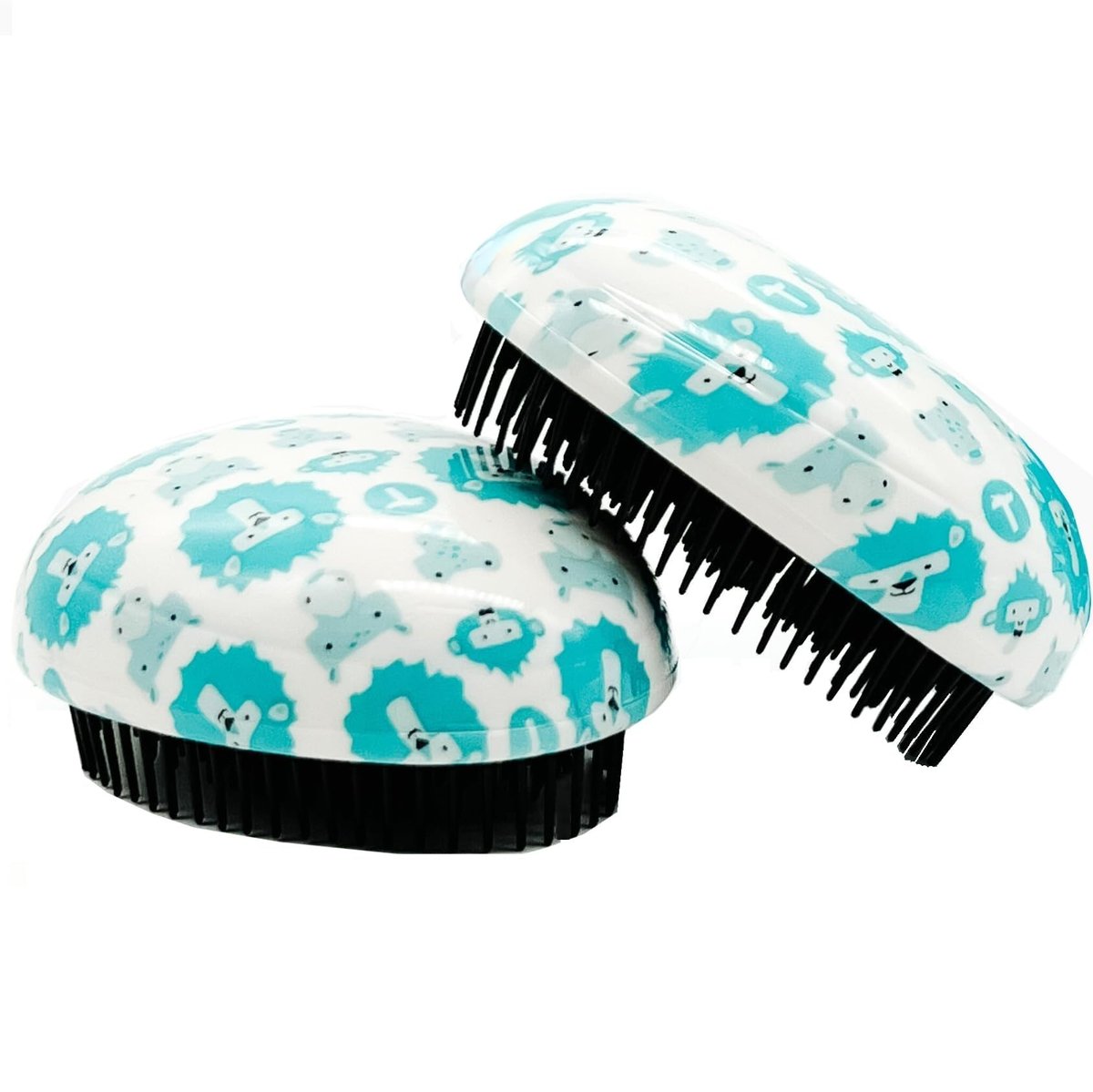 T is for Tame – Detangling Brush for Toddlers & Kids, Mini Detangler Brush (2 Pack) – Blue - görsel 1