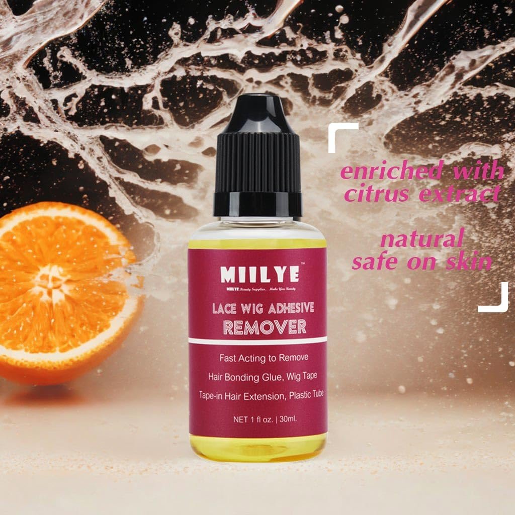 MIILYE Wig Glue Remover, 2-Pack – Safe Solvent for Adhesive Residue, Lace Front Wigs, Tape-In Hair Extensions, Toupee & Poly Hairpieces - görsel 9