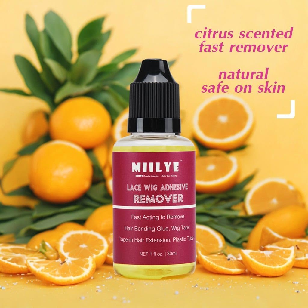 MIILYE Wig Glue Remover, 2-Pack – Safe Solvent for Adhesive Residue, Lace Front Wigs, Tape-In Hair Extensions, Toupee & Poly Hairpieces - görsel 11
