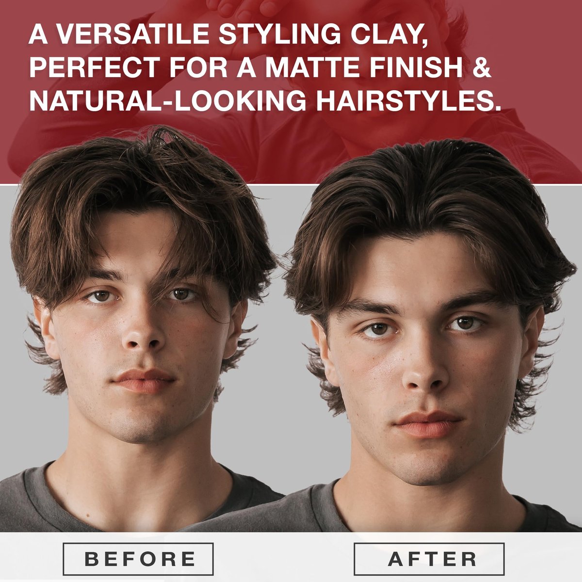CRVFT Hair Clay 2oz | Medium Hold, Zero Shine, Matte Finish | Add Volume & Texture | Ideal for Textured, Short & Medium Styles | Reworkable | High Density Clay Base, Stylist Approved | Unscented Avelisse