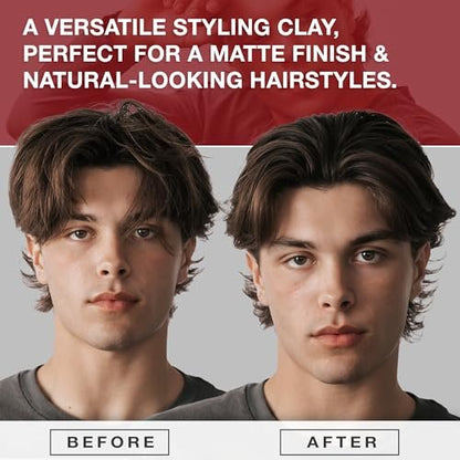CRVFT Hair Clay 2oz | Medium Hold, Zero Shine, Matte Finish | Add Volume & Texture | Ideal for Textured, Short & Medium Styles | Reworkable | High Density Clay Base, Stylist Approved | Unscented Avelisse