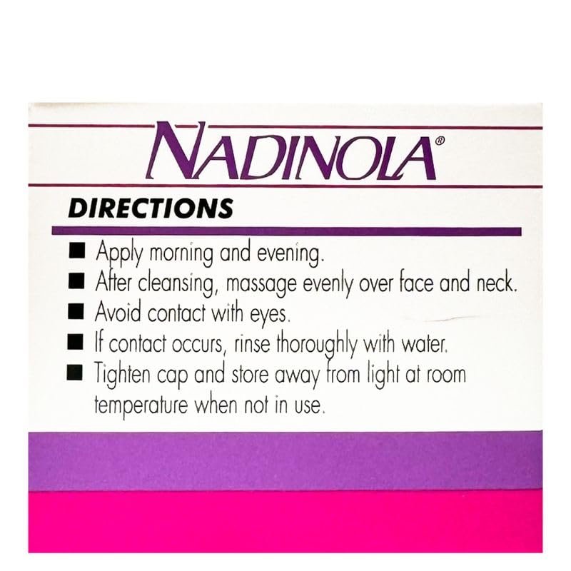 Nadinola Moisturizing Skin Tone Cream with Vitamin E and Hexylresorcinol - Reduces Unwanted Discoloration, 2.25 oz - görsel 4