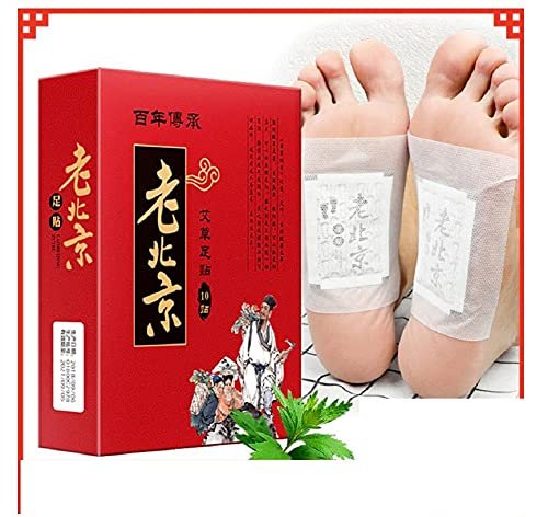 Old Beijing 200-Piece Organic Ginger Wormwood Foot and Body Patches - Red - görsel 2