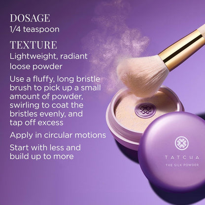 Tatcha The Silk Powder - Protective Setting Powder, Translucent Soft-Radiant Finish, 0.7 oz Avelisse