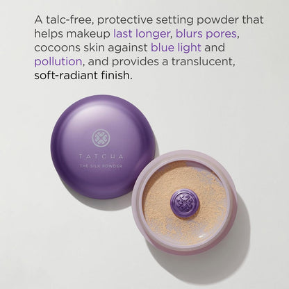 Tatcha The Silk Powder - Protective Setting Powder, Translucent Soft-Radiant Finish, 0.7 oz Avelisse