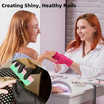 Soft 'N Style 5-Pack 4-Way Nail Buffer Blocks for Smooth, Shiny Nails