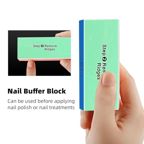 Soft 'N Style 5-Pack 4-Way Nail Buffer Blocks for Smooth, Shiny Nails - görsel 8