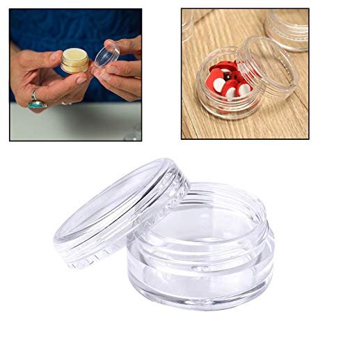 Medsuo 20-Pack 5ml Clear Sample Pots – Leak-Proof Travel Containers for Cosmetics, Lip Balm, and DIY Scrubs - görsel 4