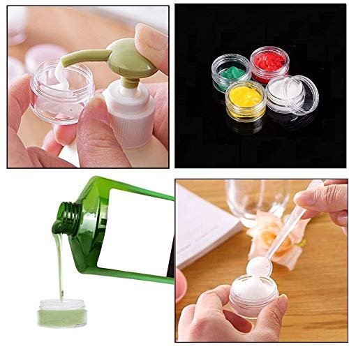 Medsuo 20-Pack 5ml Clear Sample Pots – Leak-Proof Travel Containers for Cosmetics, Lip Balm, and DIY Scrubs - görsel 6
