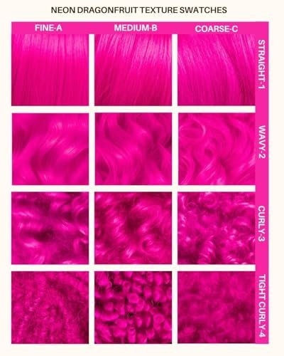 Lunar Tides Semi-Permanent Hair Color - Neon Dragonfruit (4 fl oz) | Vegan & Cruelty-Free - görsel 8