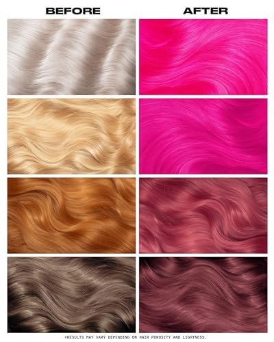 Lunar Tides Semi-Permanent Hair Color - Neon Dragonfruit (4 fl oz) | Vegan & Cruelty-Free - görsel 6