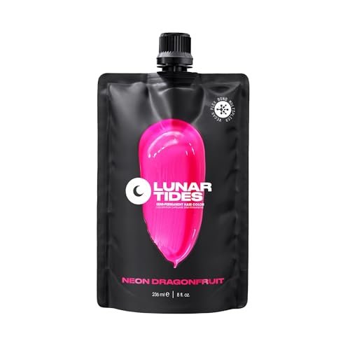 Lunar Tides Semi-Permanent Hair Color - Neon Dragonfruit (4 fl oz) | Vegan & Cruelty-Free - görsel 2