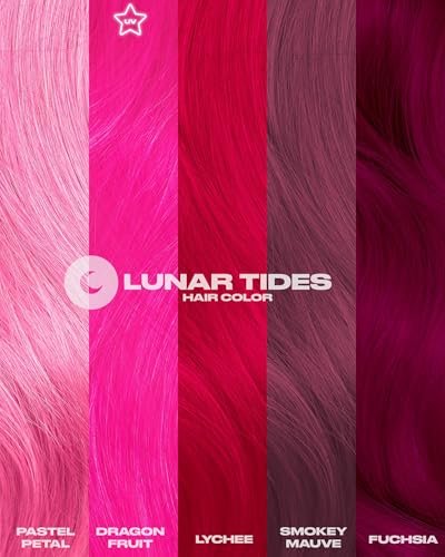 Lunar Tides Semi-Permanent Hair Color - Neon Dragonfruit (4 fl oz) | Vegan & Cruelty-Free - görsel 10
