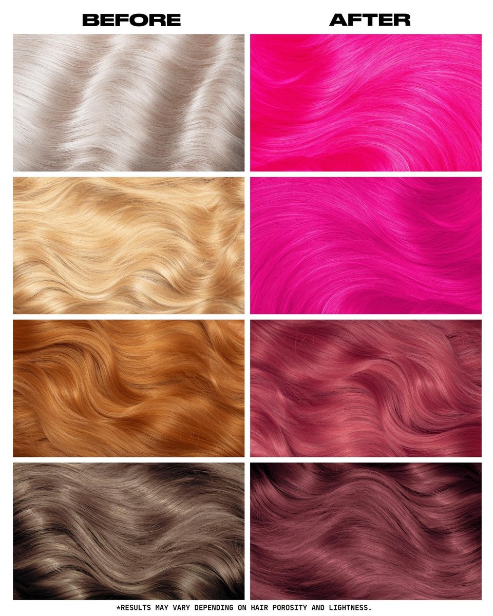 Lunar Tides Semi-Permanent Hair Color - Neon Dragonfruit (4 fl oz) | Vegan & Cruelty-Free - görsel 5