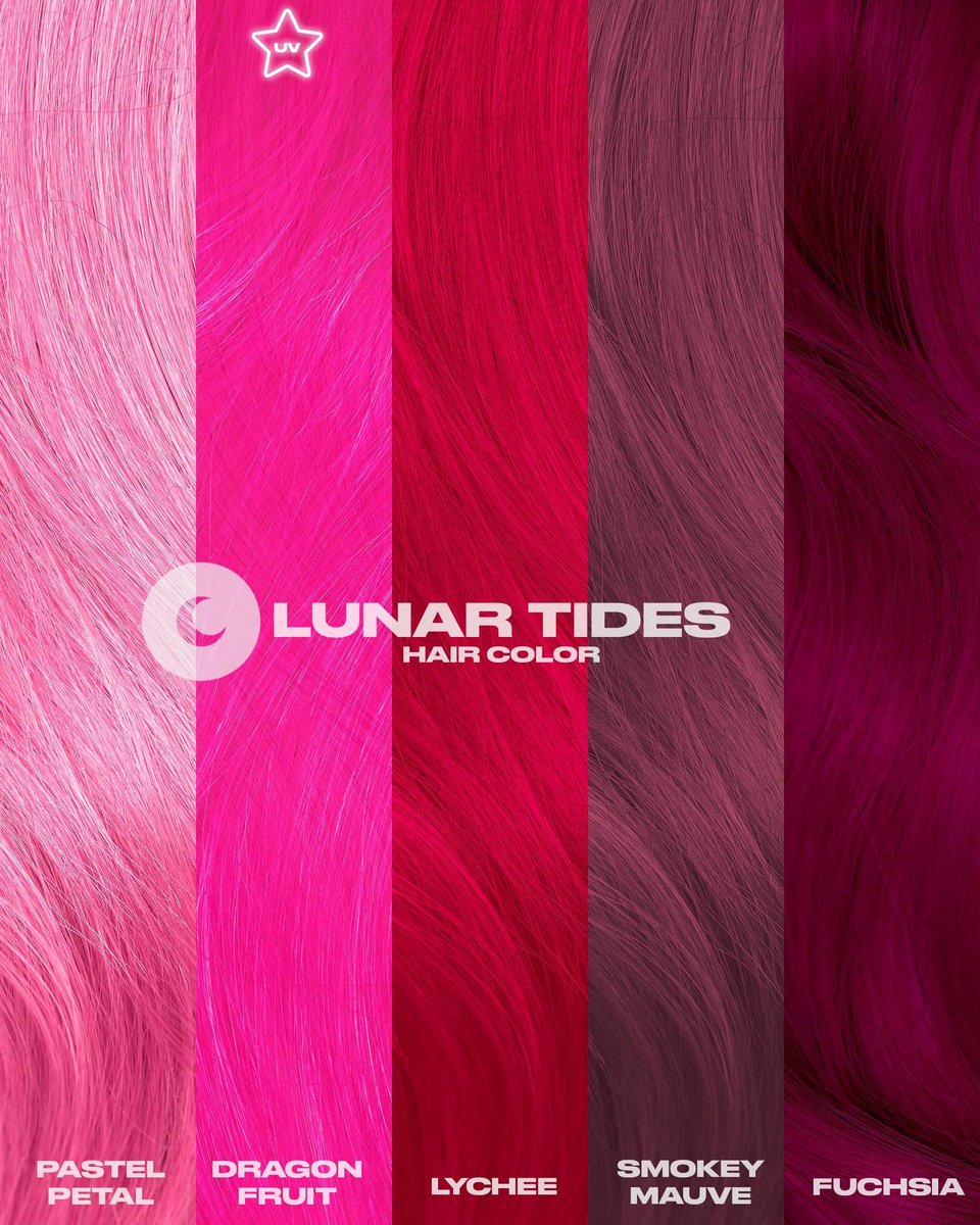 Lunar Tides Semi-Permanent Hair Color - Neon Dragonfruit (4 fl oz) | Vegan & Cruelty-Free - görsel 9