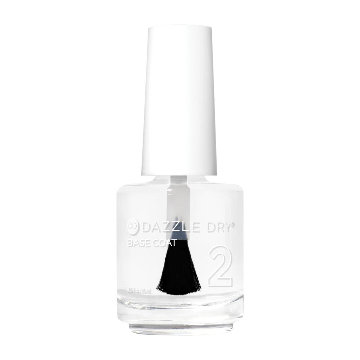 Dazzle Dry Base Coat - Step 2 – Fast-Drying Clear Nail Polish Base Coat for Non-Toxic Manicures (0.5 fl oz) Avelisse