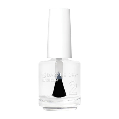 Dazzle Dry Base Coat - Step 2 – Fast-Drying Clear Nail Polish Base Coat for Non-Toxic Manicures (0.5 fl oz) Avelisse