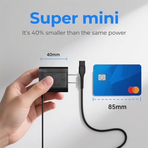 LIANSUM 4.3V Charger Compatible with Philips Norelco OneBlade QP2520, QP2522, QP2515, MG3740, MG3720, QG3330 Hybrid Electric Shaver Power Adapter - görsel 12