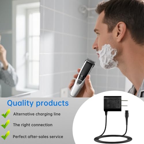LIANSUM 4.3V Charger Compatible with Philips Norelco OneBlade QP2520, QP2522, QP2515, MG3740, MG3720, QG3330 Hybrid Electric Shaver Power Adapter - görsel 16