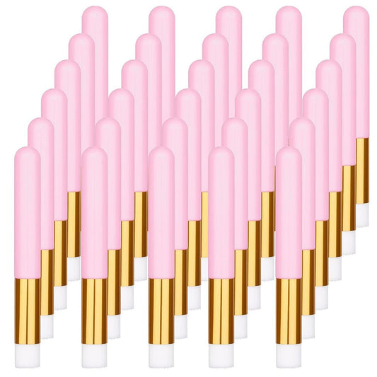 30-Piece Lash Shampoo Brushes Set - Nose Pore Deep Cleaning Tool, Peel Off Blackhead Remover, Eyelash Extensions Cleanser