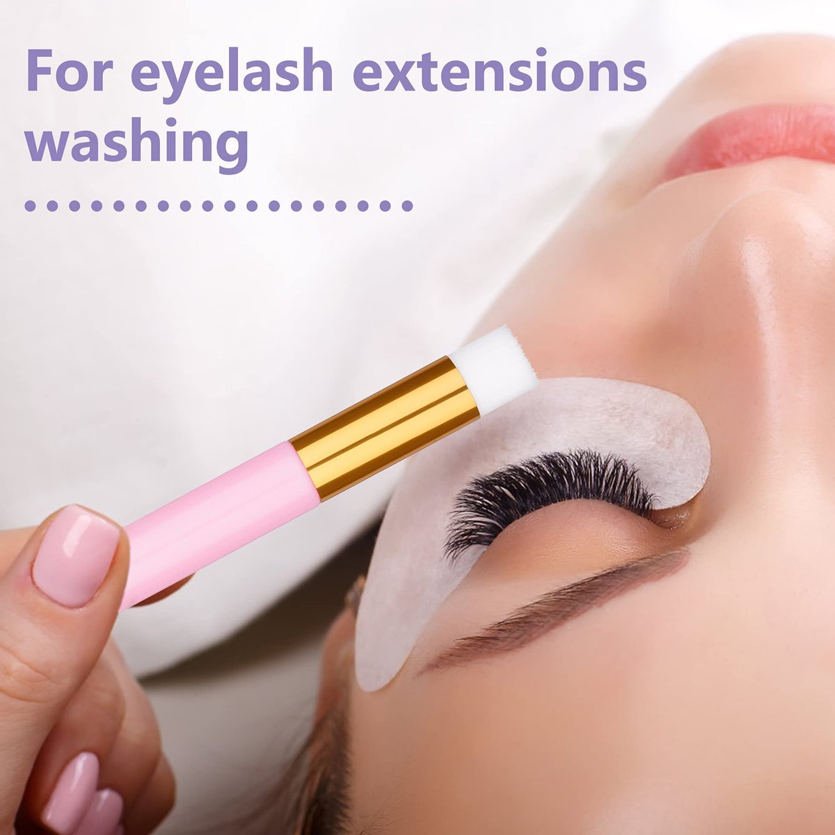 30-Piece Lash Shampoo Brushes Set - Nose Pore Deep Cleaning Tool, Peel Off Blackhead Remover, Eyelash Extensions Cleanser - görsel 11