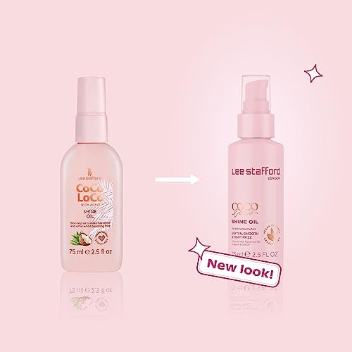 Lee Stafford Shine Hair Oil | Coco Loco Collection - Nourishing Anti Frizz Styling Oil for Dry & Damaged Hair, Adds Moisture and Shine, 5.1 Fl Oz - görsel 10