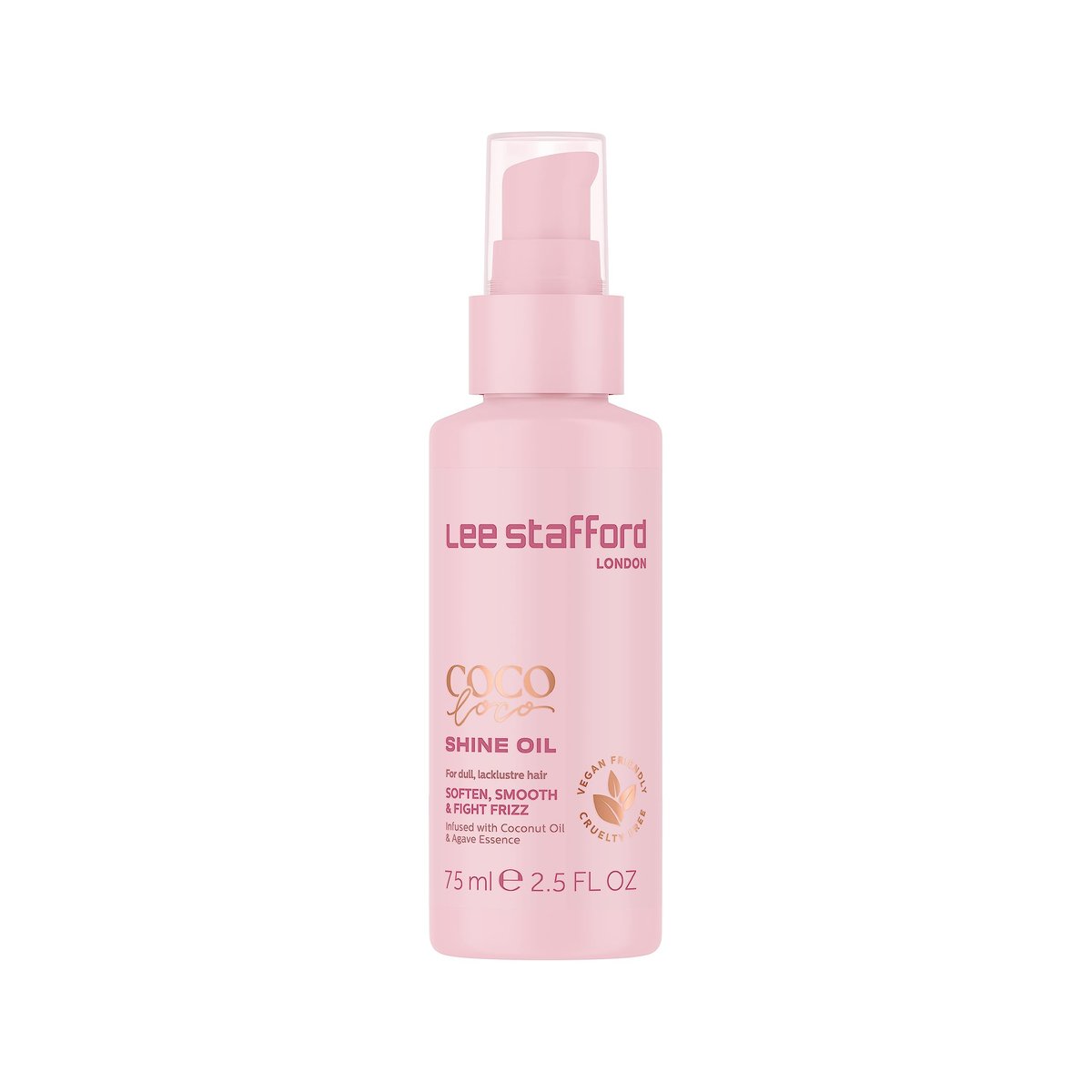 Lee Stafford Shine Hair Oil | Coco Loco Collection - Nourishing Anti Frizz Styling Oil for Dry & Damaged Hair, Adds Moisture and Shine, 5.1 Fl Oz - görsel 1