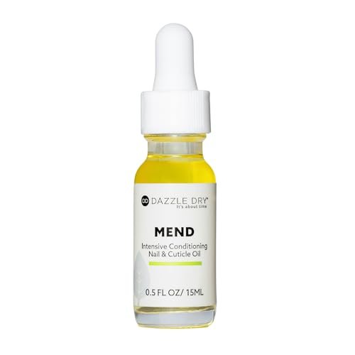 Dazzle Dry Mend Intensive Conditioning Nail & Cuticle Oil – 0.5 oz (15 mL) Clear Avelisse