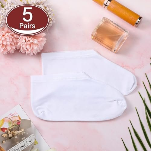 Moisturizing Socks for Dry Feet - 5 Pairs Overnight Spa Socks for Women and Men - görsel 8