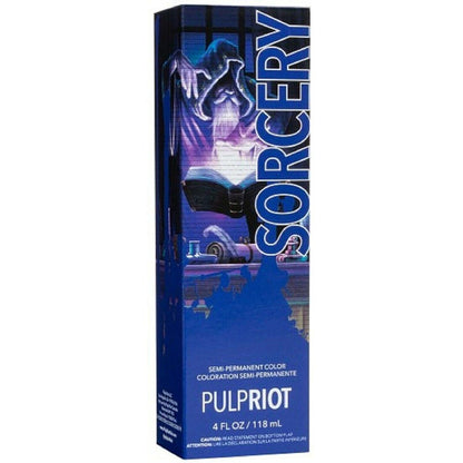 Pulp Riot Semi-Permanent Hair Color 4oz - Sorcery | Vibrant Purple Hair Dye