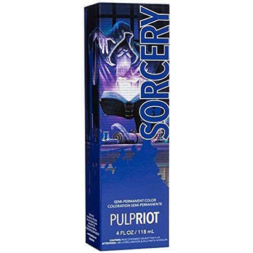 Pulp Riot Semi-Permanent Hair Color 4oz - Sorcery | Vibrant Purple Hair Dye - görsel 1