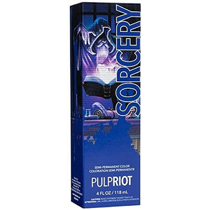 Pulp Riot Semi-Permanent Hair Color 4oz - Sorcery | Vibrant Purple Hair Dye