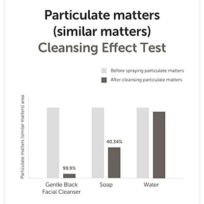 DearKlairs Gentle Black Facial Cleanser - Vegan, Low pH, Hydrating Creamy Foam, Daily Face Wash, 4.73 Fl Oz Avelisse