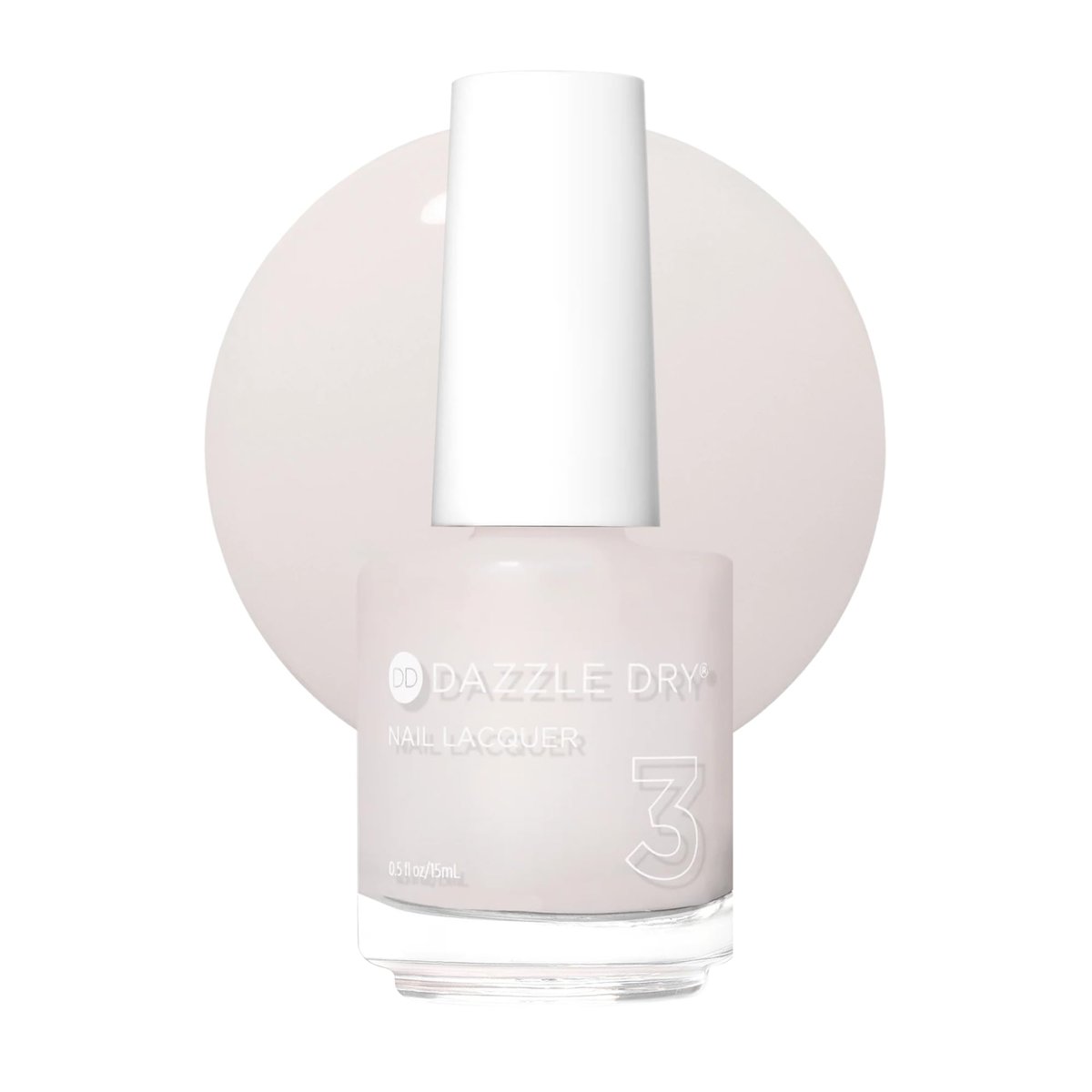 Dazzle Dry Nail Lacquer (Step 3) - Prima Ballerina - Sheer Milky Delicate Pink, 0.5 fl oz - görsel 1