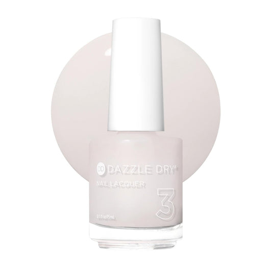 Dazzle Dry Nail Lacquer (Step 3) - Prima Ballerina - Sheer Milky Delicate Pink, 0.5 fl oz