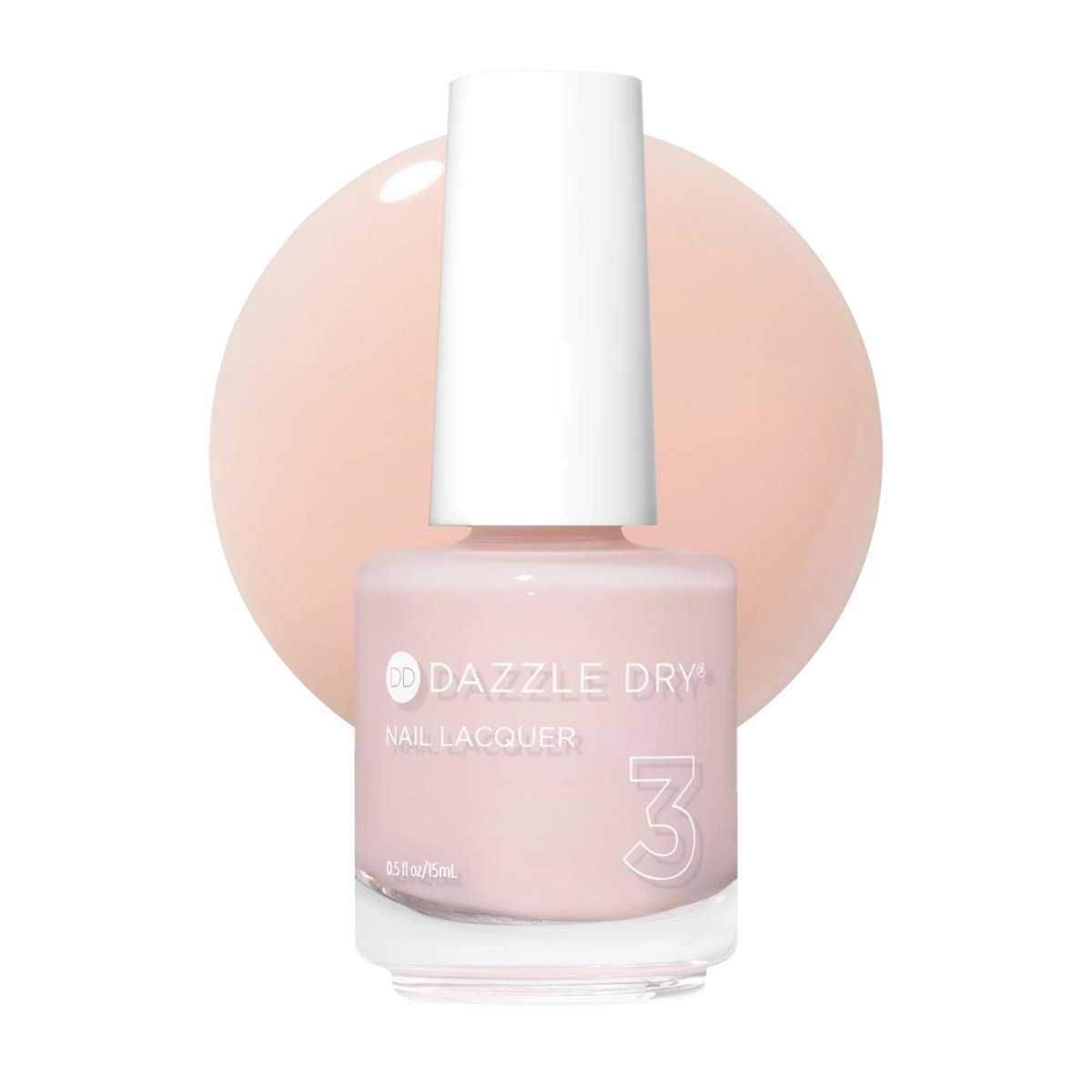 Dazzle Dry Nail Lacquer (Step 3) - Truth - Semi-Sheer Pale Himalayan Salt Pink - 0.5 fl oz Avelisse
