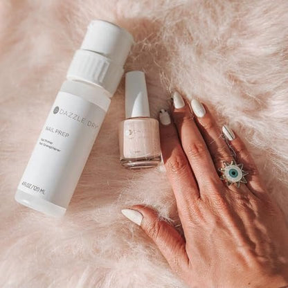 Dazzle Dry Nail Lacquer (Step 3) - Boss - Light True Neutral Nude Full Coverage Cream (0.5 fl oz) Avelisse
