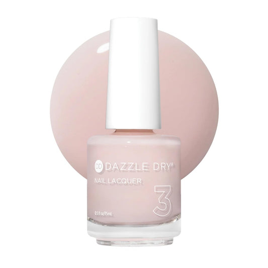 Dazzle Dry Nail Lacquer (Step 3) - Strawberry Macaron - Semi-Sheer Pale Strawberry with Lavender Undertones, 0.5 fl oz Avelisse