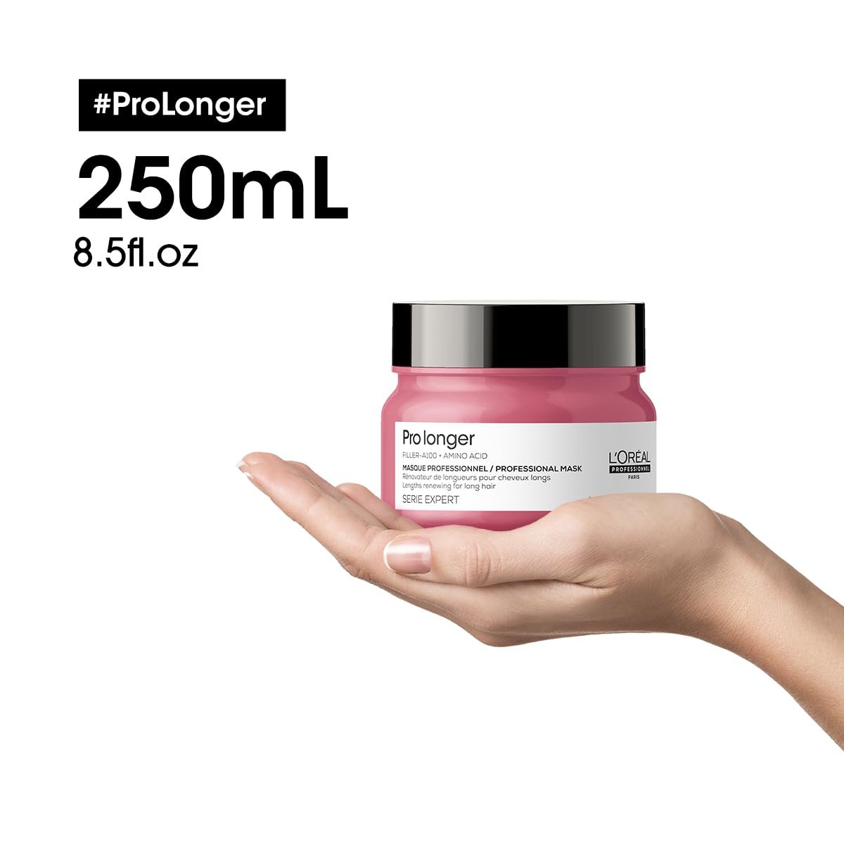 L'Oréal Professionnel Paris Pro Longer Mask - Reduces Breakage & Appearance of Split Ends for Thin & Fine Hair, Adds Softness & Shine, 8.5 Fl Oz Avelisse