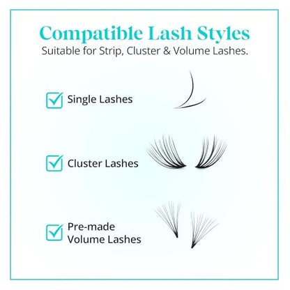#1 Eyelash Extension Regular Eyelash Glue - Professional Lash Adhesive, Waterproof Black, 4-5 Sec Dry, 10ml Avelisse