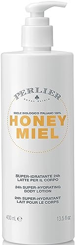 Perlier Honey Miel Super-Hydrating Body Lotion 13.5 Fl Oz - Italian Import with Royal Jelly