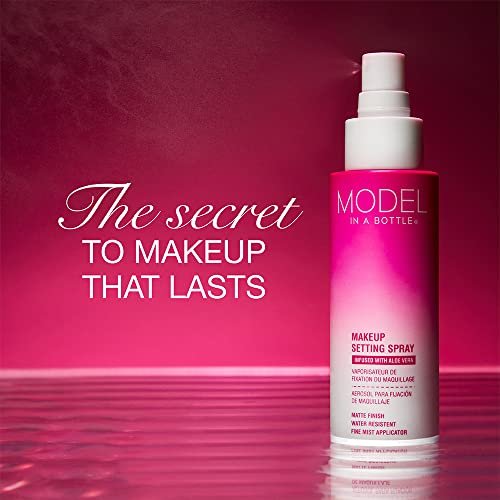 Model in a Bottle Original Setting Spray - Makeup Primer with Smooth Matte Finish, 3.4 oz Avelisse