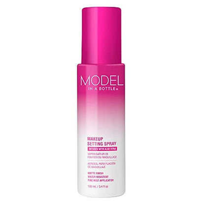 Model in a Bottle Original Setting Spray - Makeup Primer with Smooth Matte Finish, 3.4 oz Avelisse